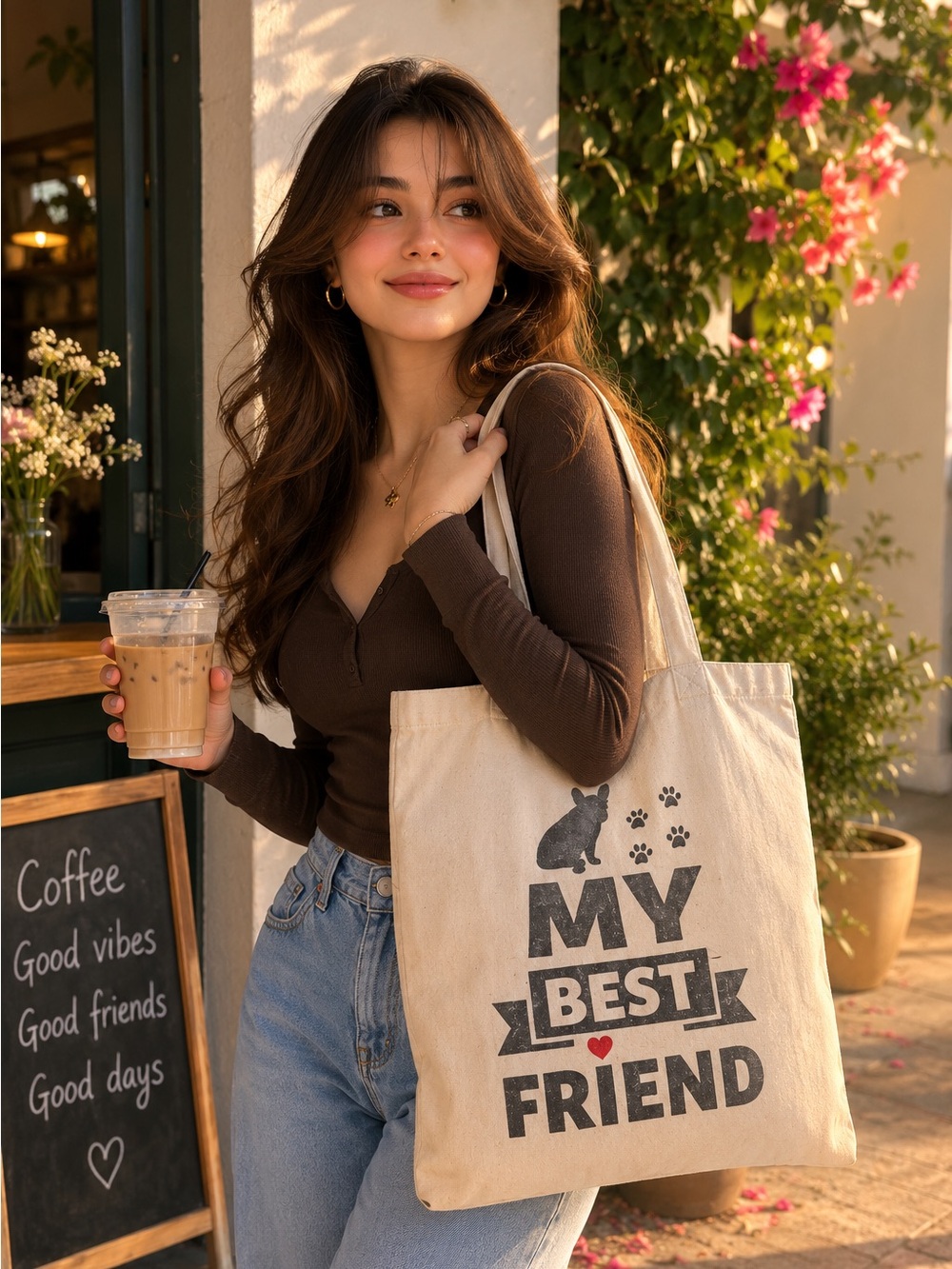 My Best Friend Tote Bag